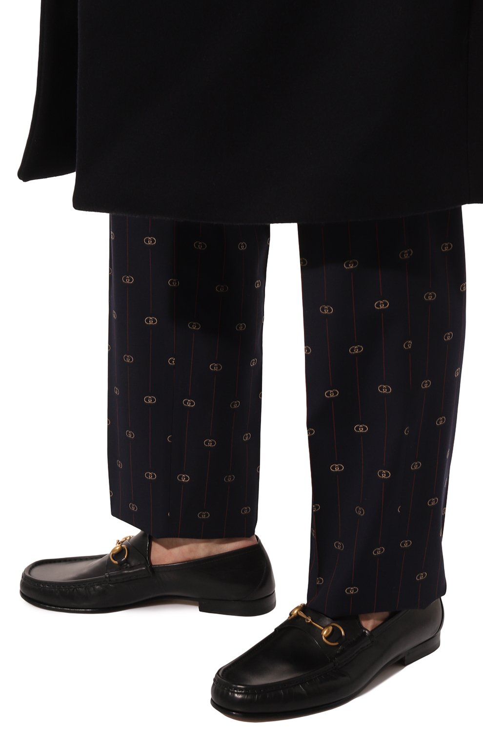 Кожаные лоферы 1953 horsebit GUCCI, арт. 307929 BLM00, фото 3