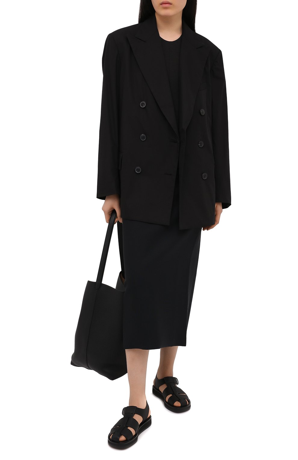 Хлопковый жакет DRIES VAN NOTEN черного цвета по цене 99500 руб., арт. 211-10439-2017, фото 2 Хлопковый жакет DRIES VAN NOTEN, арт. 211-10439-2017, фото 2