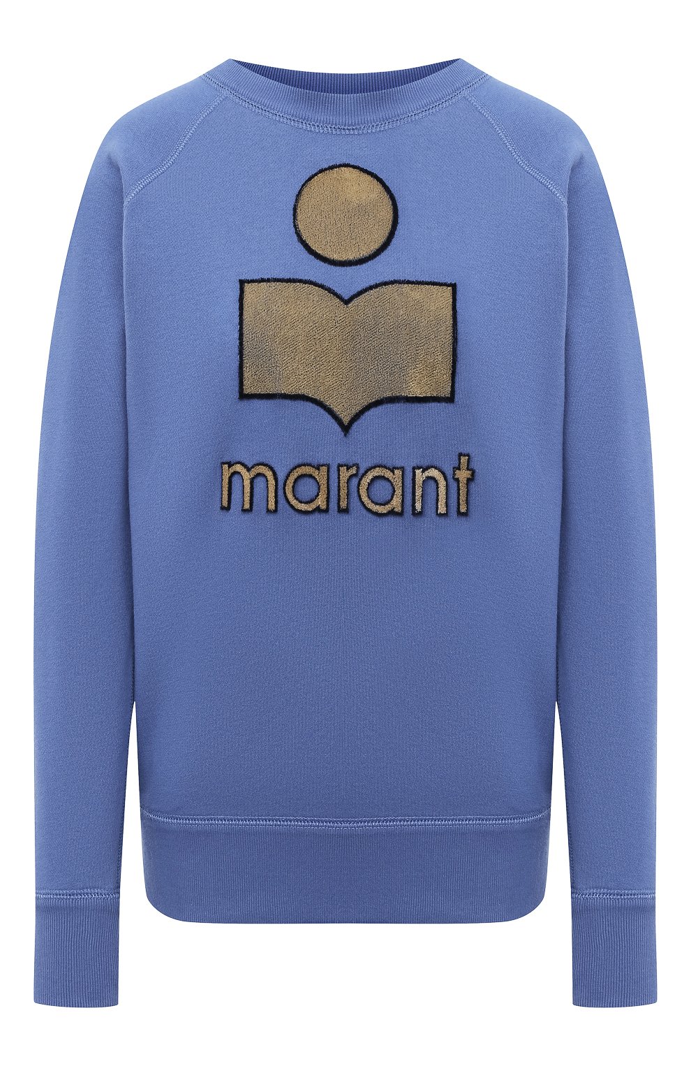 Хлопковый свитшот ISABEL MARANT ETOILE синего цвета по цене 28500 руб., арт. SW0037-20A054E/MILLY, фото 1 Хлопковый свитшот ISABEL MARANT ETOILE, арт. SW0037-20A054E/MILLY, фото 1
