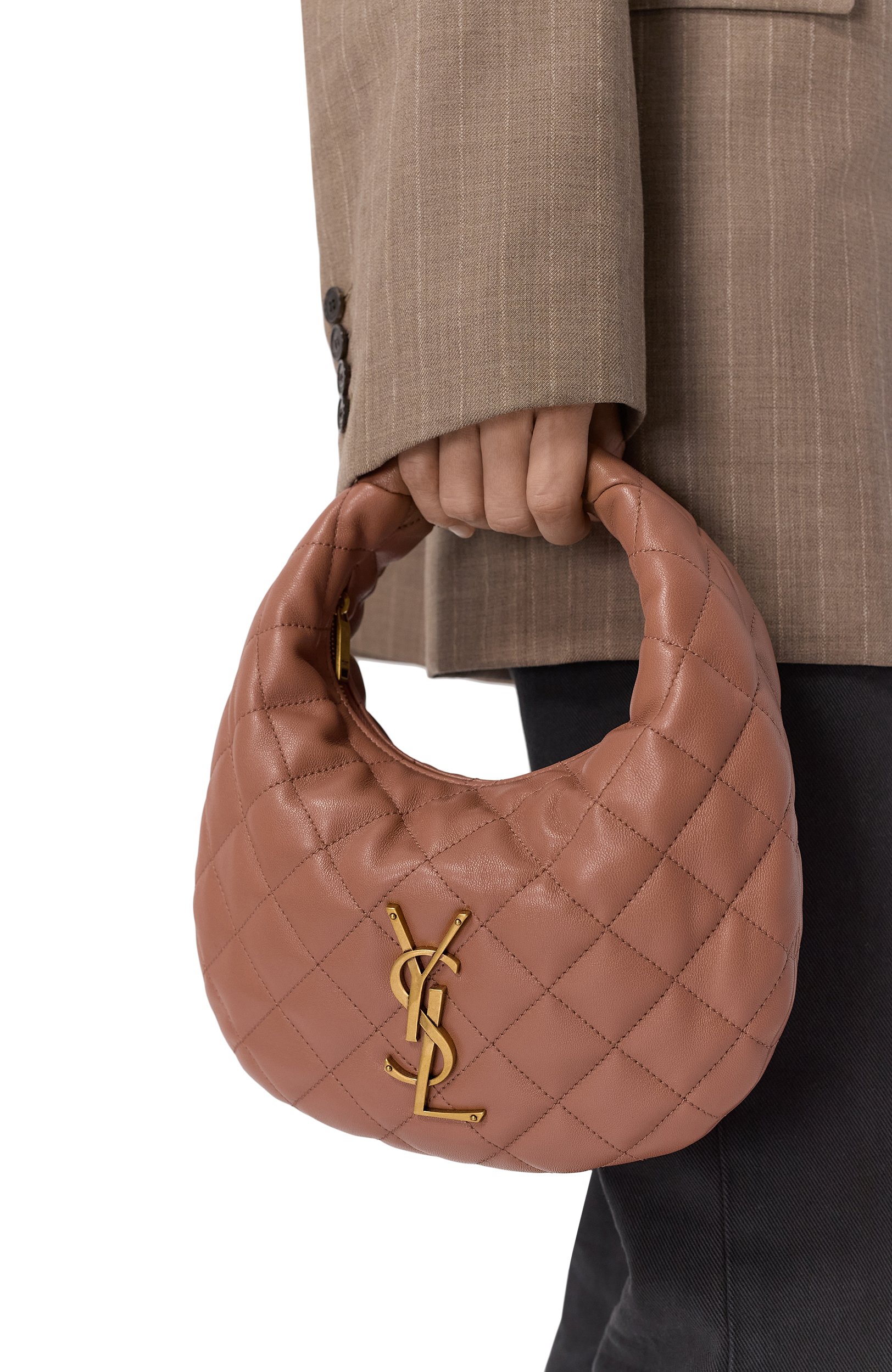 Сумка icarino SAINT LAURENT темно-розового цвета по цене 392500 руб., арт. 851689/AAANG, фото 2 Сумка icarino SAINT LAURENT, арт. 851689/AAANG, фото 2