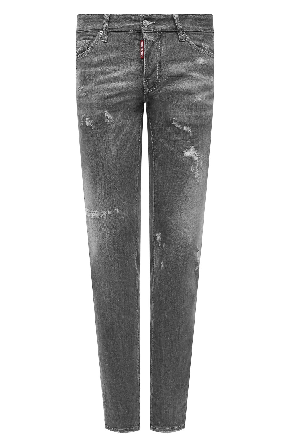 Джинсы DSQUARED2 серого цвета по цене 47000 руб., арт. S74LB0866/S30260, фото 1 Джинсы DSQUARED2, арт. S74LB0866/S30260, фото 1