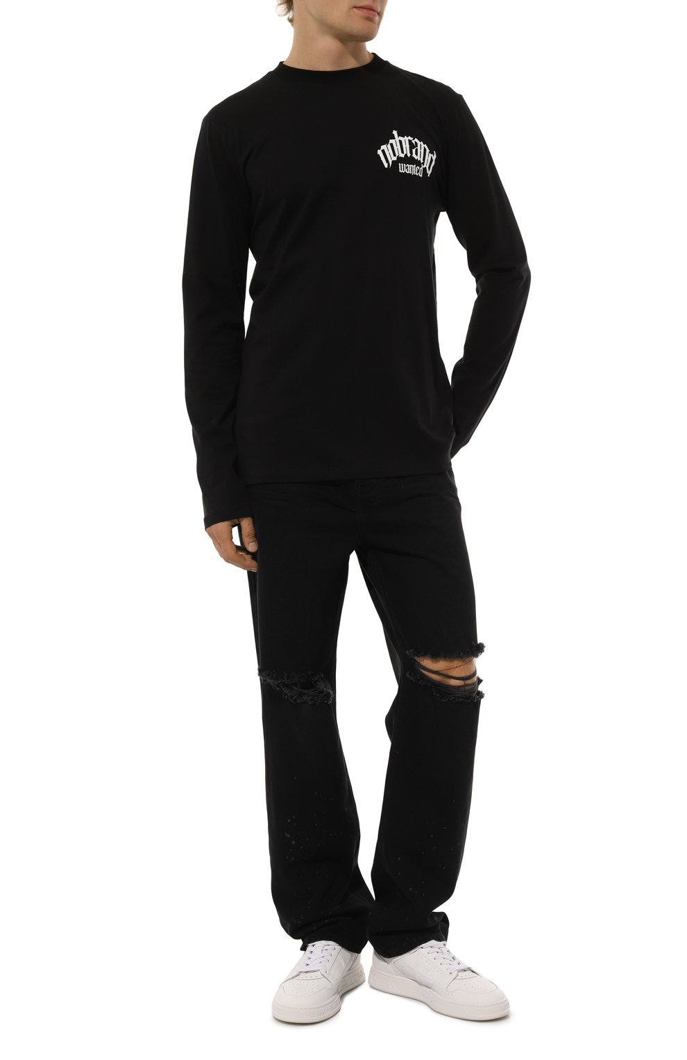 Хлопковый лонгслив DIEGO VENTURINO, арт. D3W4DVTS-MLW, фото 2