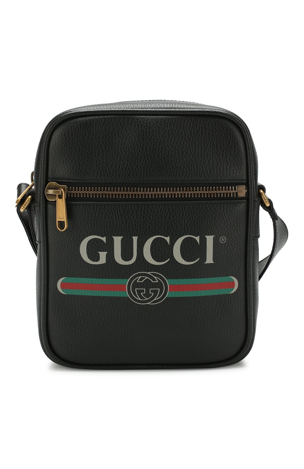Кожаная сумка-планшет с логотипом бренда GUCCI, арт. 523591/0QRAT, фото 1