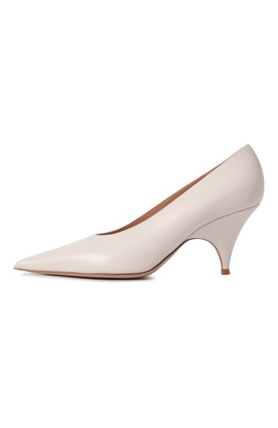 Кожаные туфли sofia GIANVITO ROSSI белого цвета по цене 104500 руб., арт. G22375.70RIC.VIT0FFW, фото 4 Кожаные туфли sofia GIANVITO ROSSI, арт. G22375.70RIC.VIT0FFW, фото 4