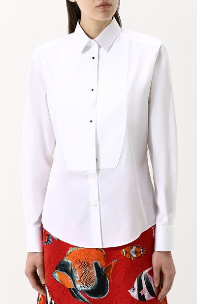 Хлопковая рубашка DOLCE & GABBANA, арт. F5J21T/FU5GK, фото 3
