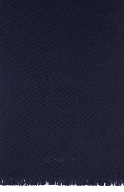 Шерстяной шарф Corneliani 26B354-2629016 Синий  26B354-2629016 Фото 4