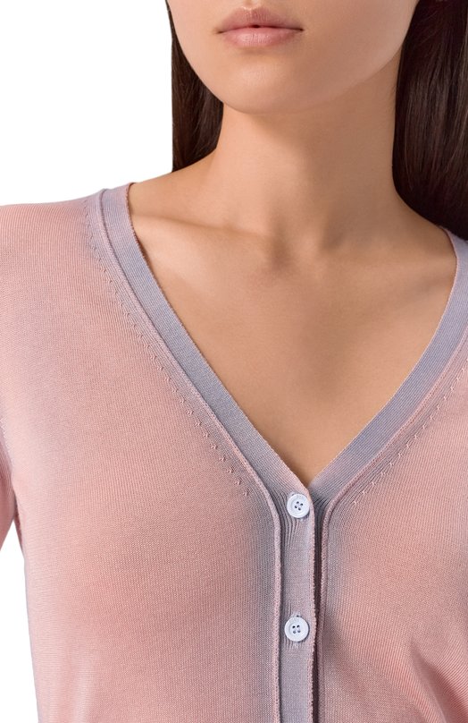 Кардиган из вискозы и хлопка M-Vitta Diesel A18877/0NKCM Розовый  A18877/0NKCM Фото 5