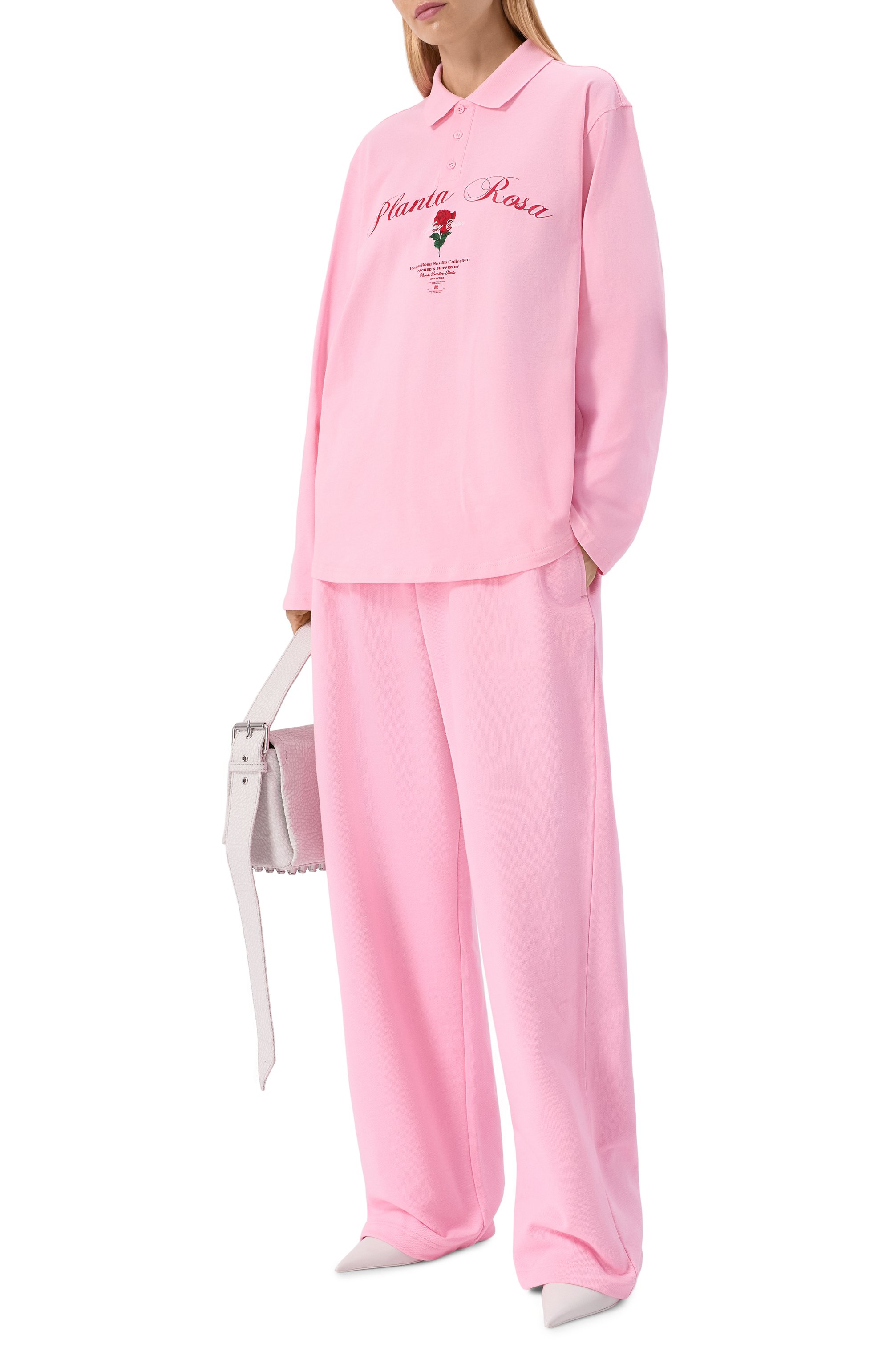 Хлопковое поло PLANTA ROSA, арт. PR/POLOLONG/ROSE/220, фото 5