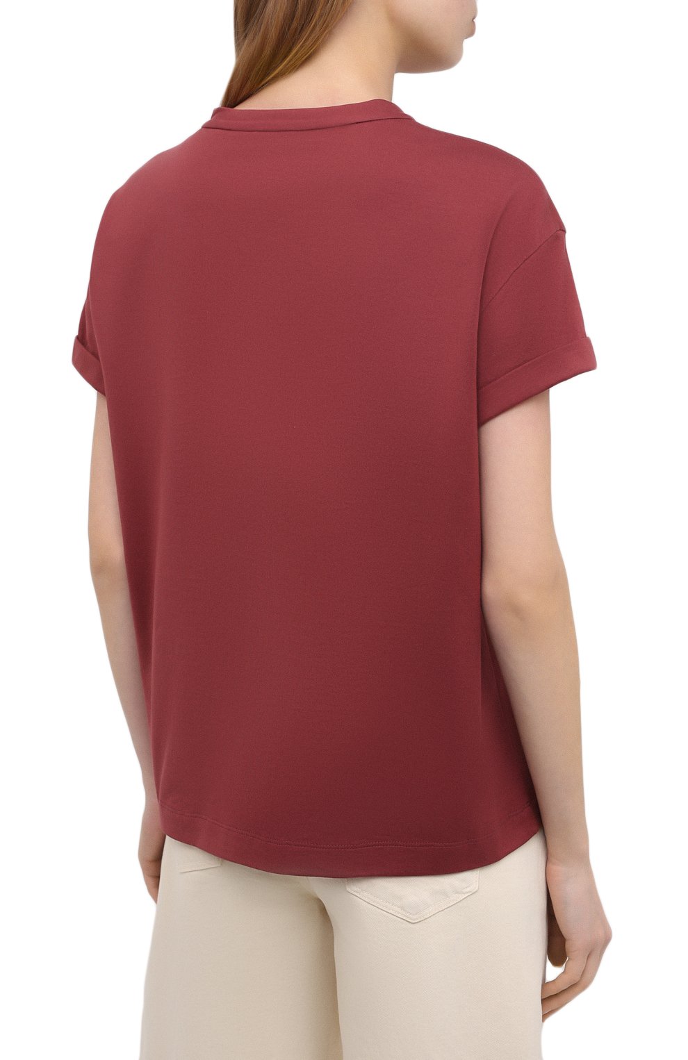 Хлопковая футболка BRUNELLO CUCINELLI, арт. M0A45DG830, фото 4