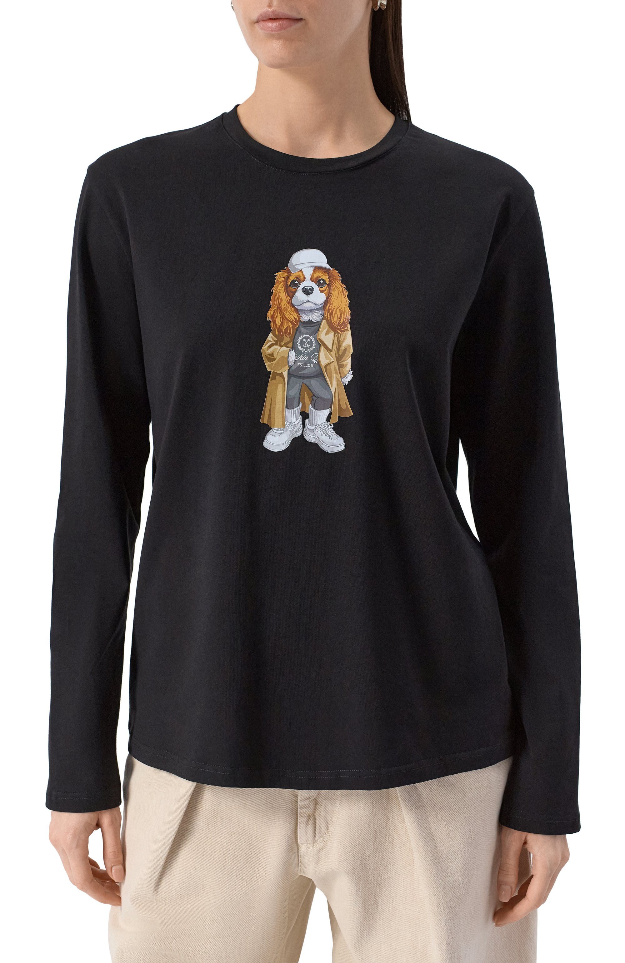 Хлопковый лонгслив FLASHIN, арт. FS26LSS, фото 3