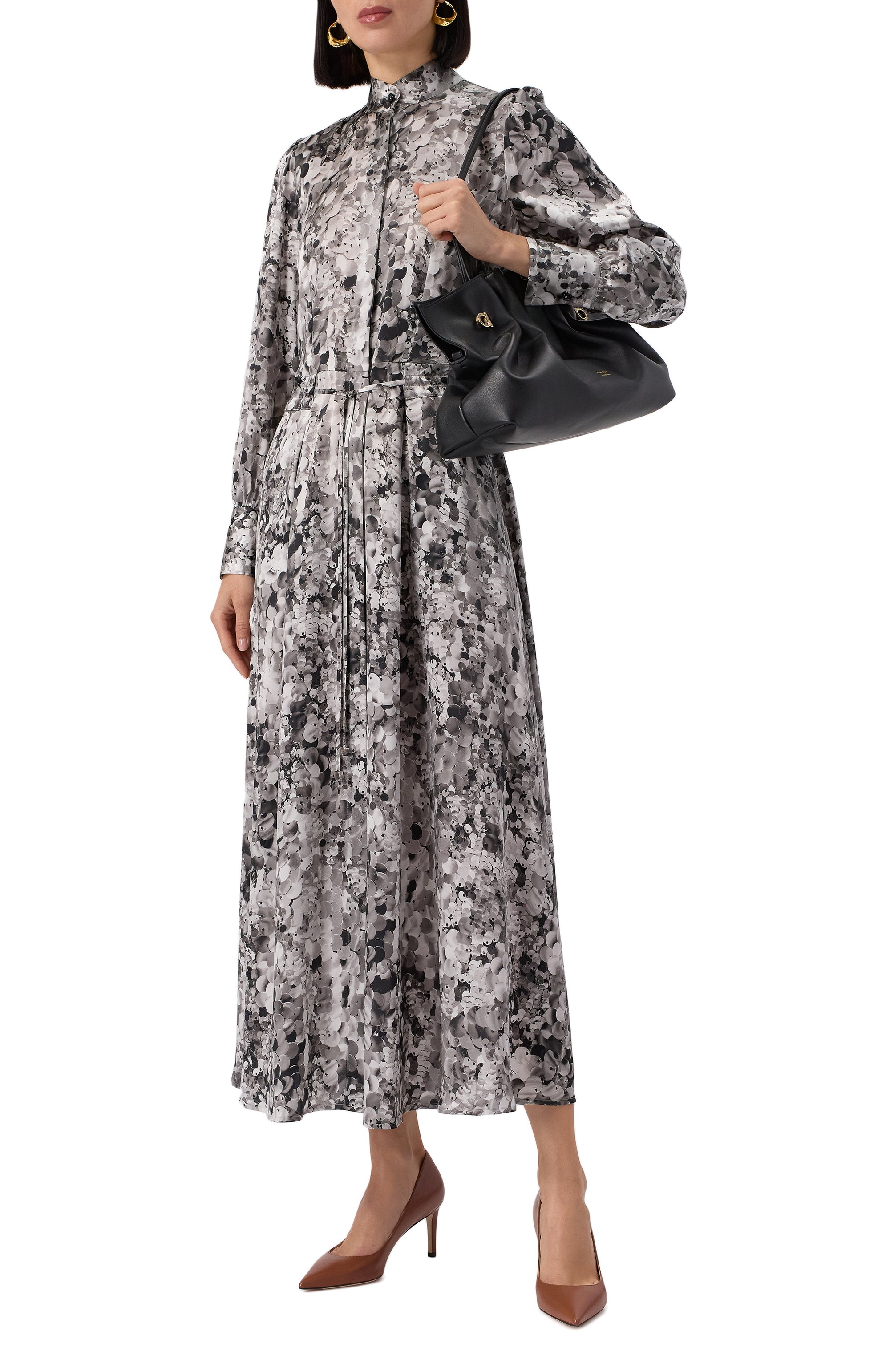 Шелковое платье KITON, арт. D52302K0585G01, фото 2