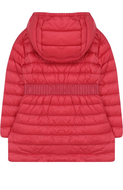 Стеганое пуховое пальто с капюшоном и эластичной вставкой на поясе MONCLER ENFANT, арт. D1-954-49915-99-53048/8-10A, фото 2