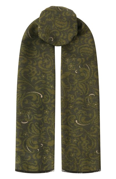 Мужской шелковый шарф KITON, арт. USCIACK0280F18