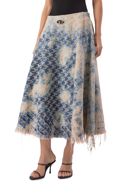 Хлопковая юбка DIESEL, арт. A20669/0CEBI, фото 3