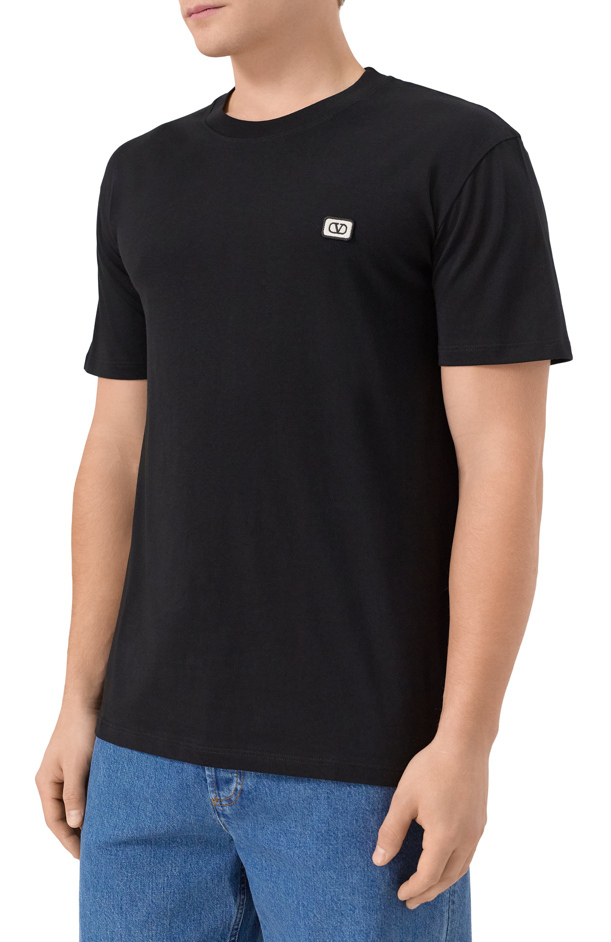 Хлопковая футболка VALENTINO, арт. 7V3MG10V/AQ8, фото 3