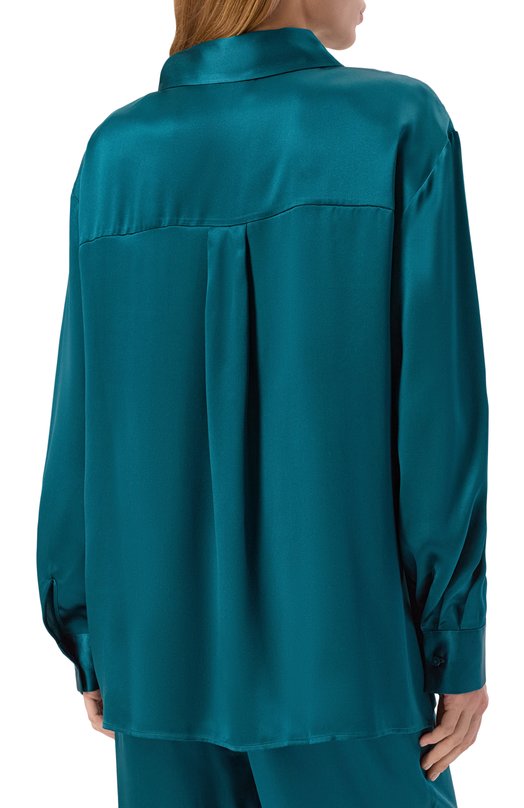 Шелковая рубашка SimonePerele 1F8957 Зелёный  1F8957 Фото 4