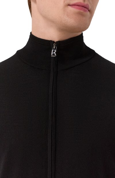 Шерстяной кардиган BOGNER черного цвета по цене 37700 руб., арт. 88589785, фото 5 Шерстяной кардиган BOGNER, арт. 88589785, фото 5