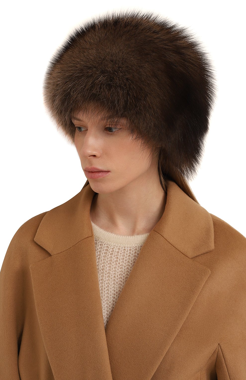 Шапка шарик из меха фишера FURLAND, арт. 0015310310003300000, фото 2