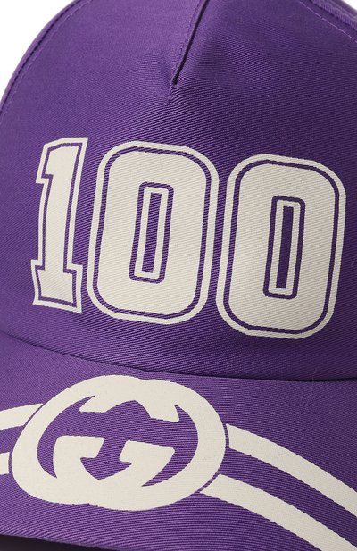 Хлопковая бейсболка gucci 100 GUCCI, арт. 673081 4HAKR, фото 4