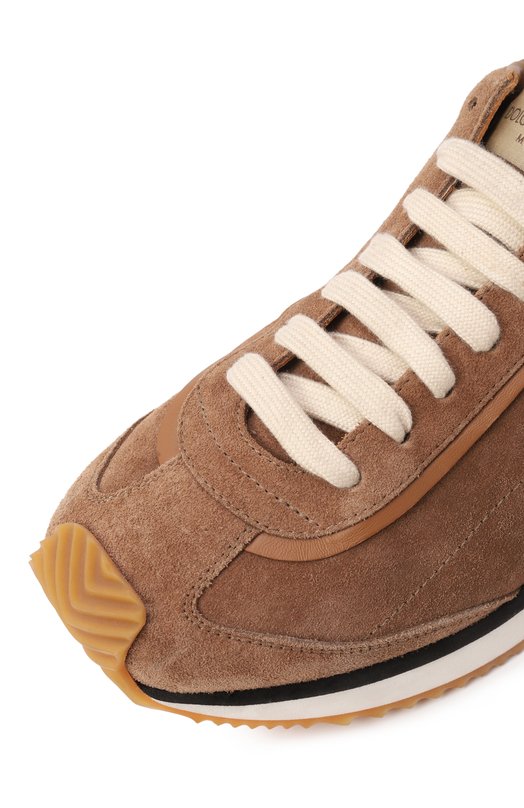 Замшевые кроссовки DG Runner Dolce & Gabbana CS2287/A9U95 Коричневый  CS2287/A9U95 Фото 7