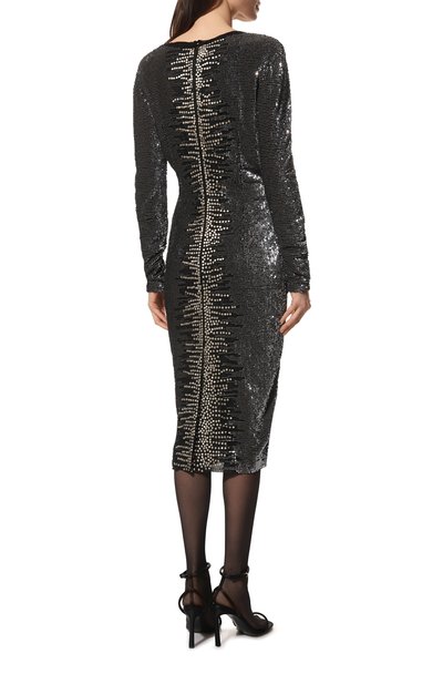 Платье TOM FORD серого цвета по цене 1515000 руб., арт. AC5430/T55994, фото 4 Платье TOM FORD, арт. AC5430/T55994, фото 4