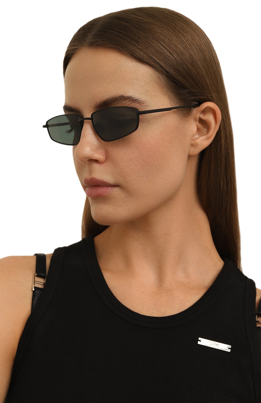 Солнцезащитные очки G.O.D. EYEWEAR, арт. TWENTY NINE MATTE BLACK W/GREEN LENS, фото 2