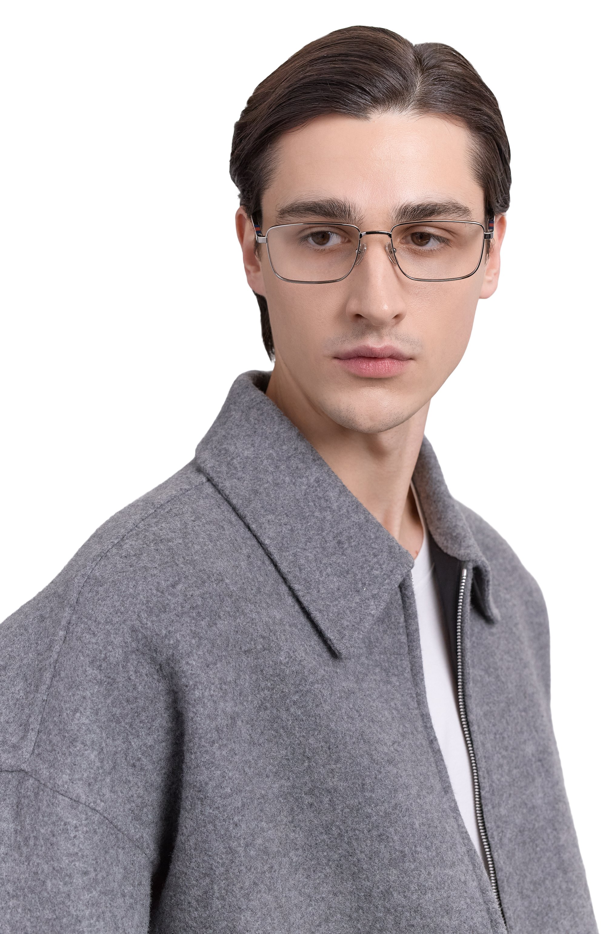 Оправа GUCCI серебряного цвета по цене 43100 руб., арт. GG1964 003, фото 2 Оправа GUCCI, арт. GG1964 003, фото 2