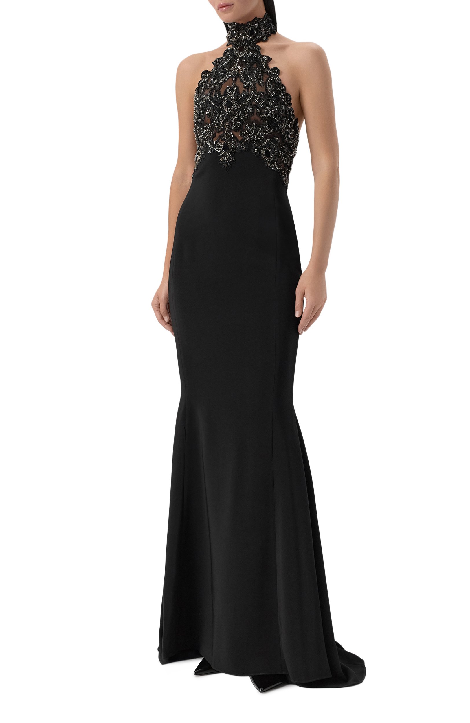 Платье с отделкой пайетками ZUHAIR MURAD, арт. PDR26025/CRCA022, фото 2