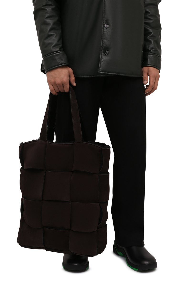 Замшевая сумка-шопер arco BOTTEGA VENETA, арт. 680020/V1EQ1, фото 1