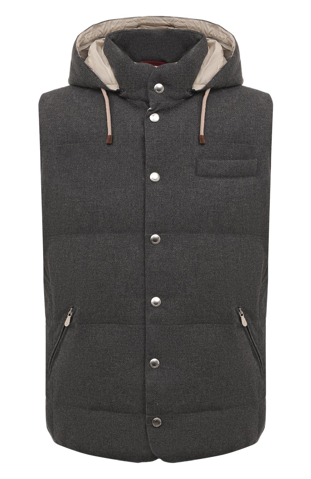 Пуховый жилет BRUNELLO CUCINELLI, арт. MM4851162, фото 1