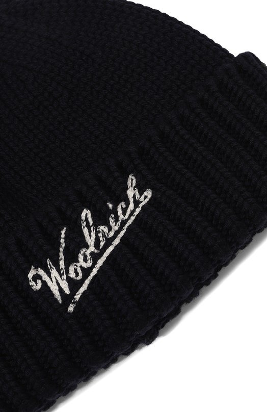 Шерстяная шапка Woolrich CFWOAC0288MRUF0428 Синий  CFWOAC0288MRUF0428 Фото 3