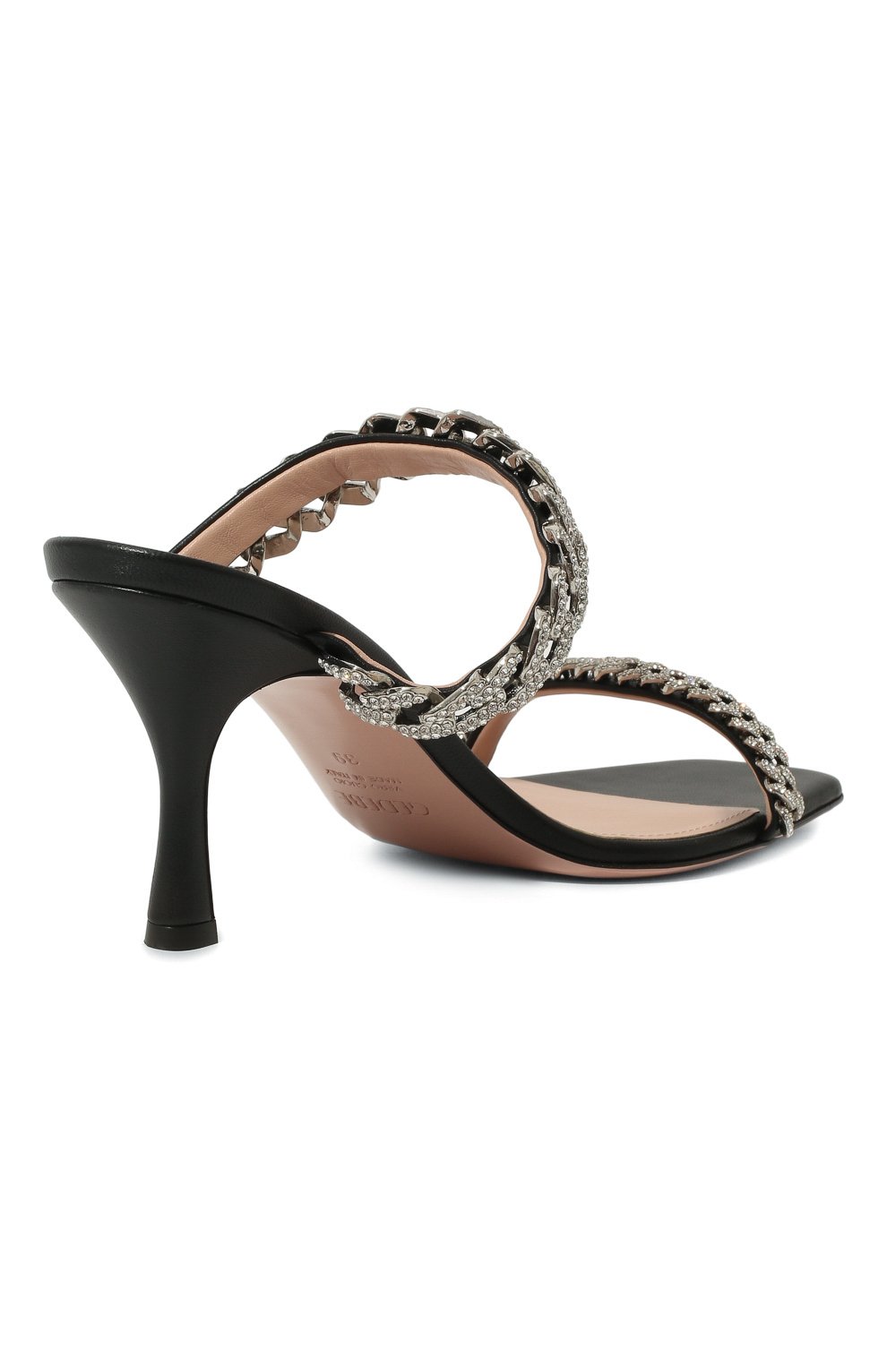 Кожаные мюли lily 75 GEDEBE, арт. LILY 75/NAPPA, фото 5