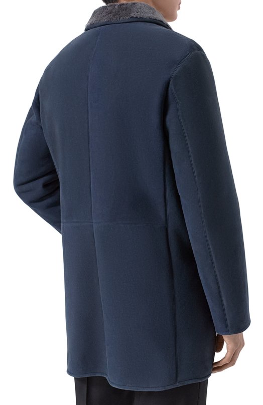 Дубленка из овчины MVST L0UIS/253-00/58 Синий  L0UIS/253-00/58 Фото 4