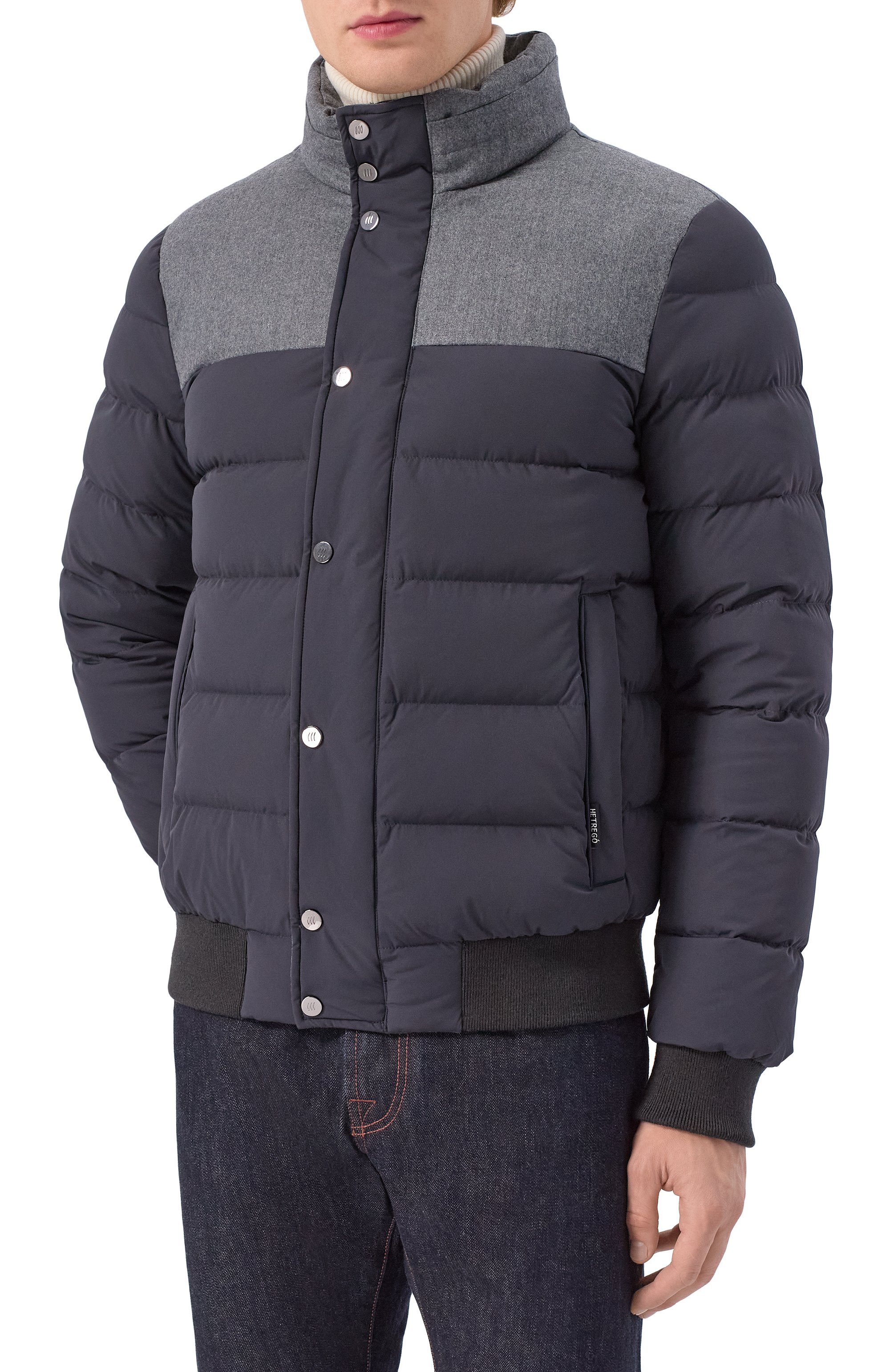 Пуховик с воротником из кролика HETREGO, арт. 8P512R/B0RIS, фото 6