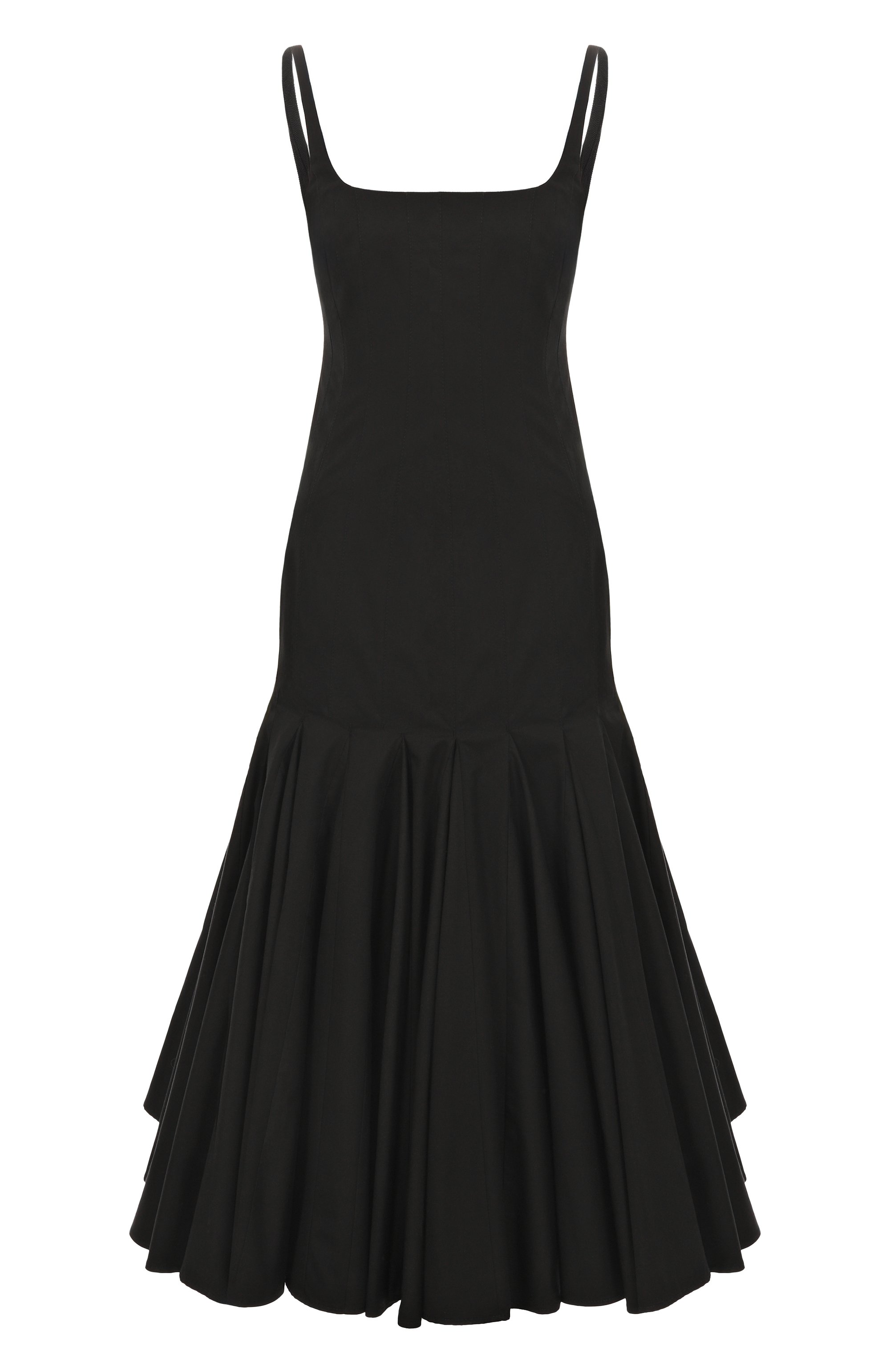 Хлопковое платье JACQUEMUS, арт. 25E/251DR224-1519, ф�ото 1