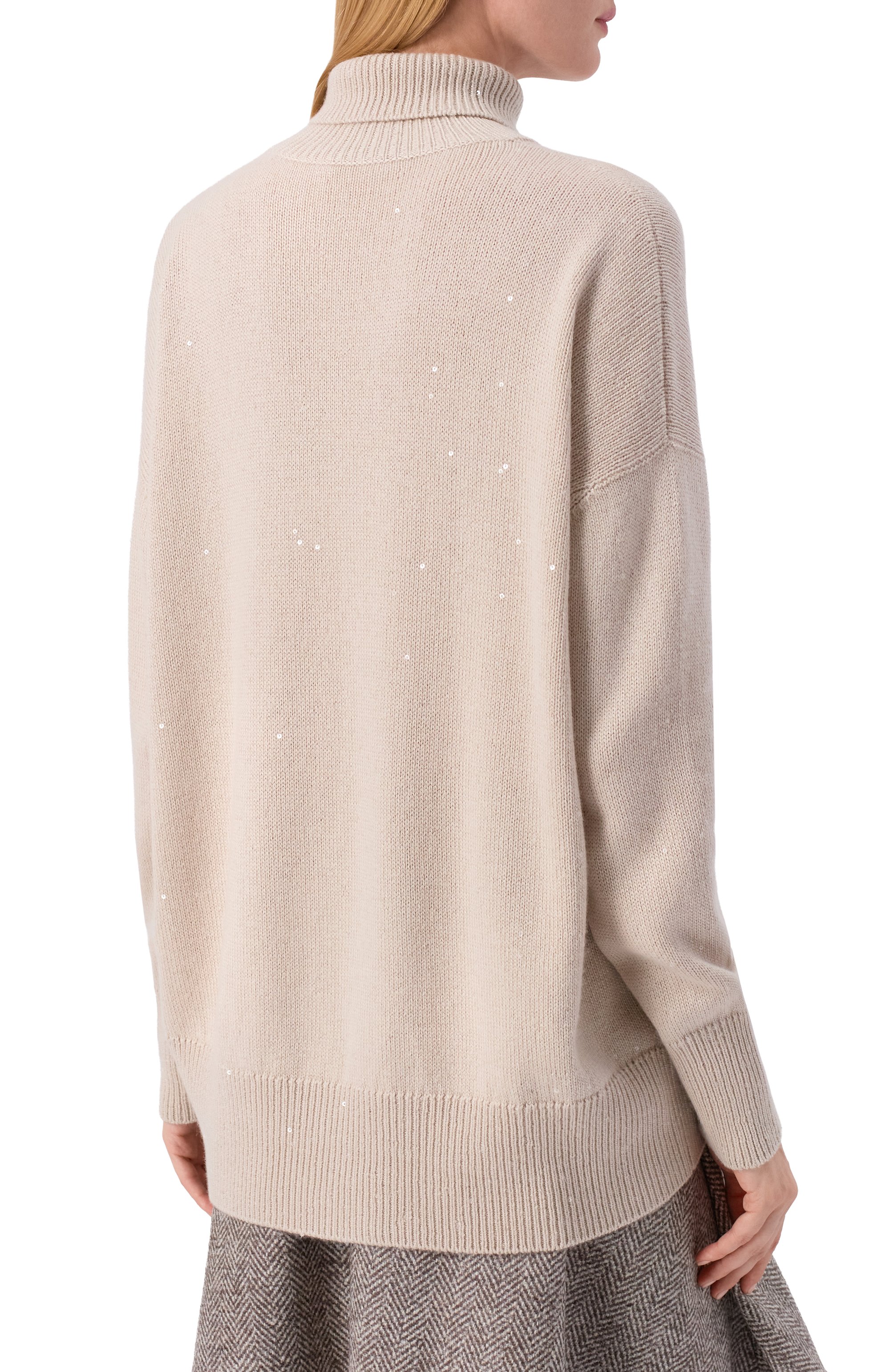 Свитер из кашемира и шелка BRUNELLO CUCINELLI, арт. M73539914, фото 4