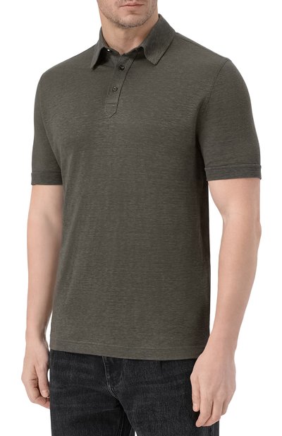 Льняное поло STEFANO RICCI, арт. K919510PCM/T26205, фото 3