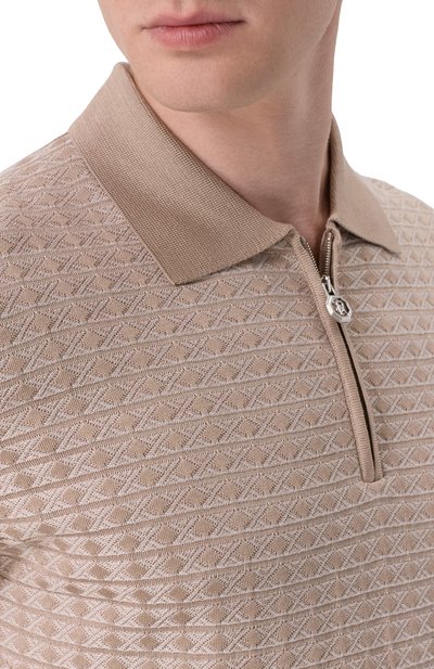 Поло из шелка и хлопка STEFANO RICCI, арт. K212038P31/F26194, фото 5