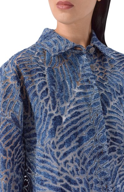 Джинсовая рубашка GIUSEPPE DI MORABITO, арт. 06PSED168D 16319, фото 5