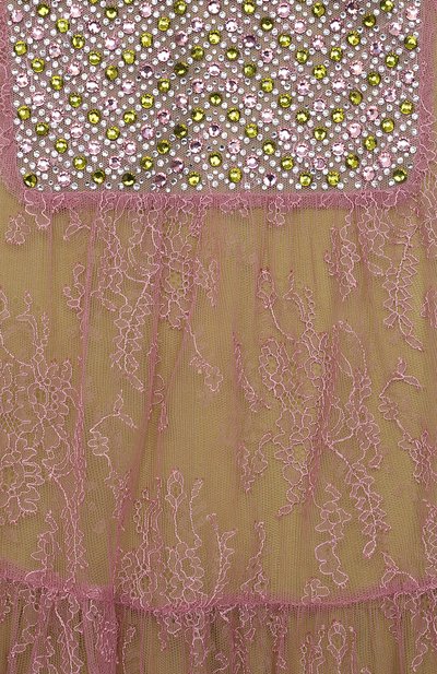 Платье GUCCI розового цвета по цене 199500 руб., арт. 674432/ZAID2, фото 3 Платье GUCCI, арт. 674432/ZAID2, фото 3