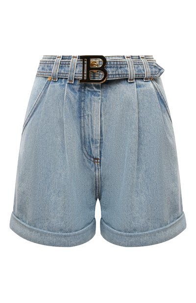 Женские джинсовые шорты BALMAIN, арт. WF1MA040/D138