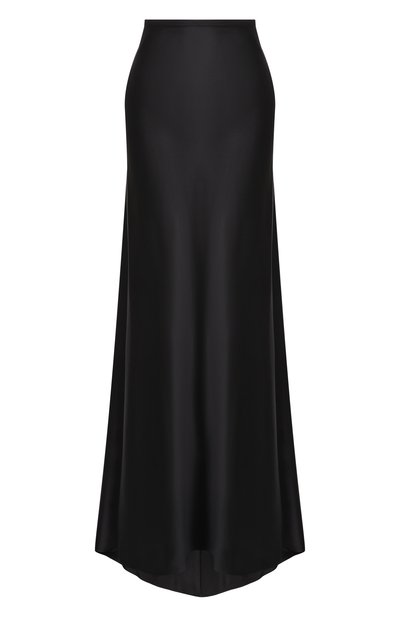 Женская атласная юбка SAINT LAURENT, арт. 845050/Y7G27