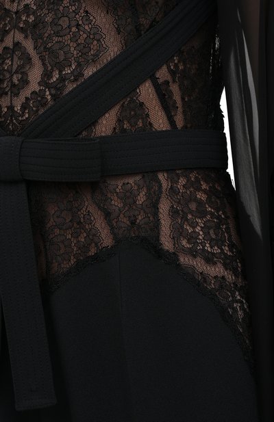 Комбинезон ZUHAIR MURAD черного цвета по цене 399500 руб., арт. JSP20036/CRCA007, фото 5 Комбинезон ZUHAIR MURAD, арт. JSP20036/CRCA007, фото 5