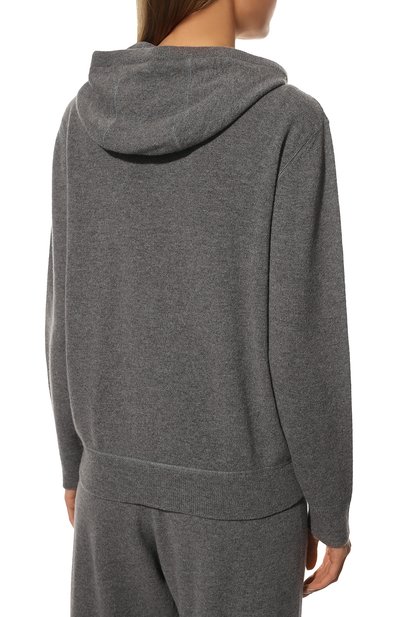 Кардиган из шерсти и кашемира MONCLER серого цвета по цене 85750 руб., арт. H1-093-9B000-19-M1550, фото 4 Кардиган из шерсти и кашемира MONCLER, арт. H1-093-9B000-19-M1550, фото 4