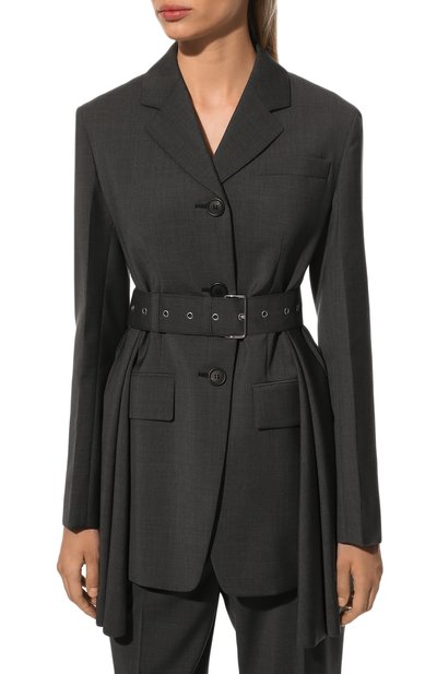 Шерстяной жакет PRADA, арт. P591LH-1XMY-F0480-211, фото 3