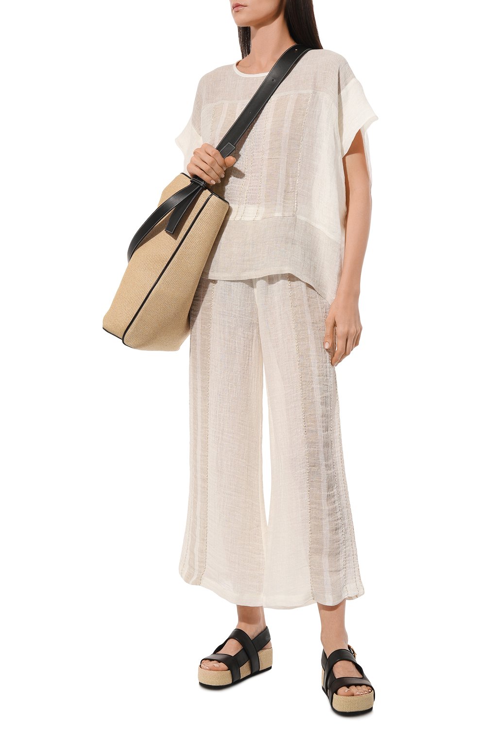 Льняные брюки MAURIZIO, арт. MZS4W01241677, фото 2