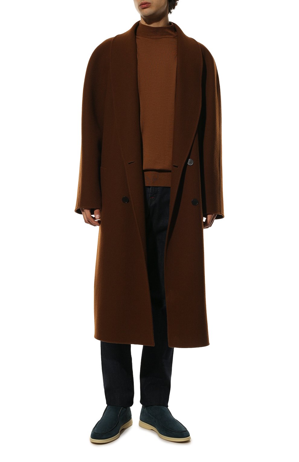 Замшевые ботинки open walk LORO PIANA, арт. FAB4368, фото 2