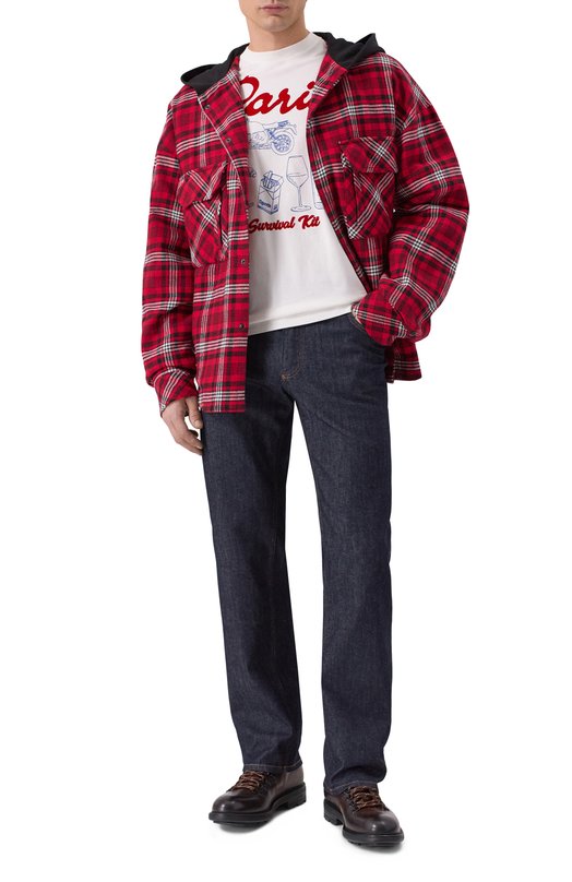 Хлопковая футболка MC2 Saint Barth ARN0001-02769I/ARN0TT Белый  ARN0001-02769I/ARN0TT Фото 2