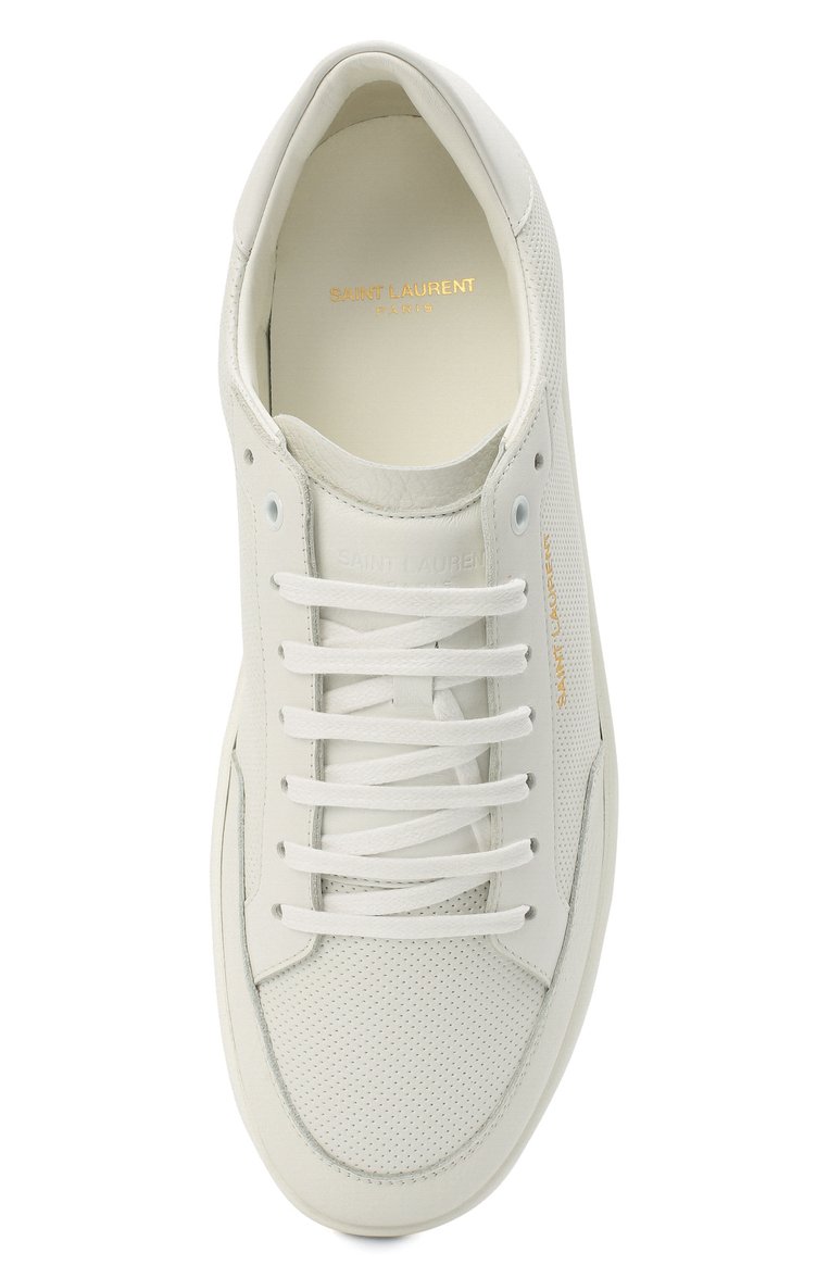 Кожаные кеды court classic sl/10 SAINT LAURENT, арт. 603223/1JZ10, фото 1