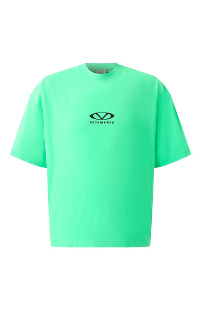 Мужская хлопковая футболка VETEMENTS, арт. UA66TR600E